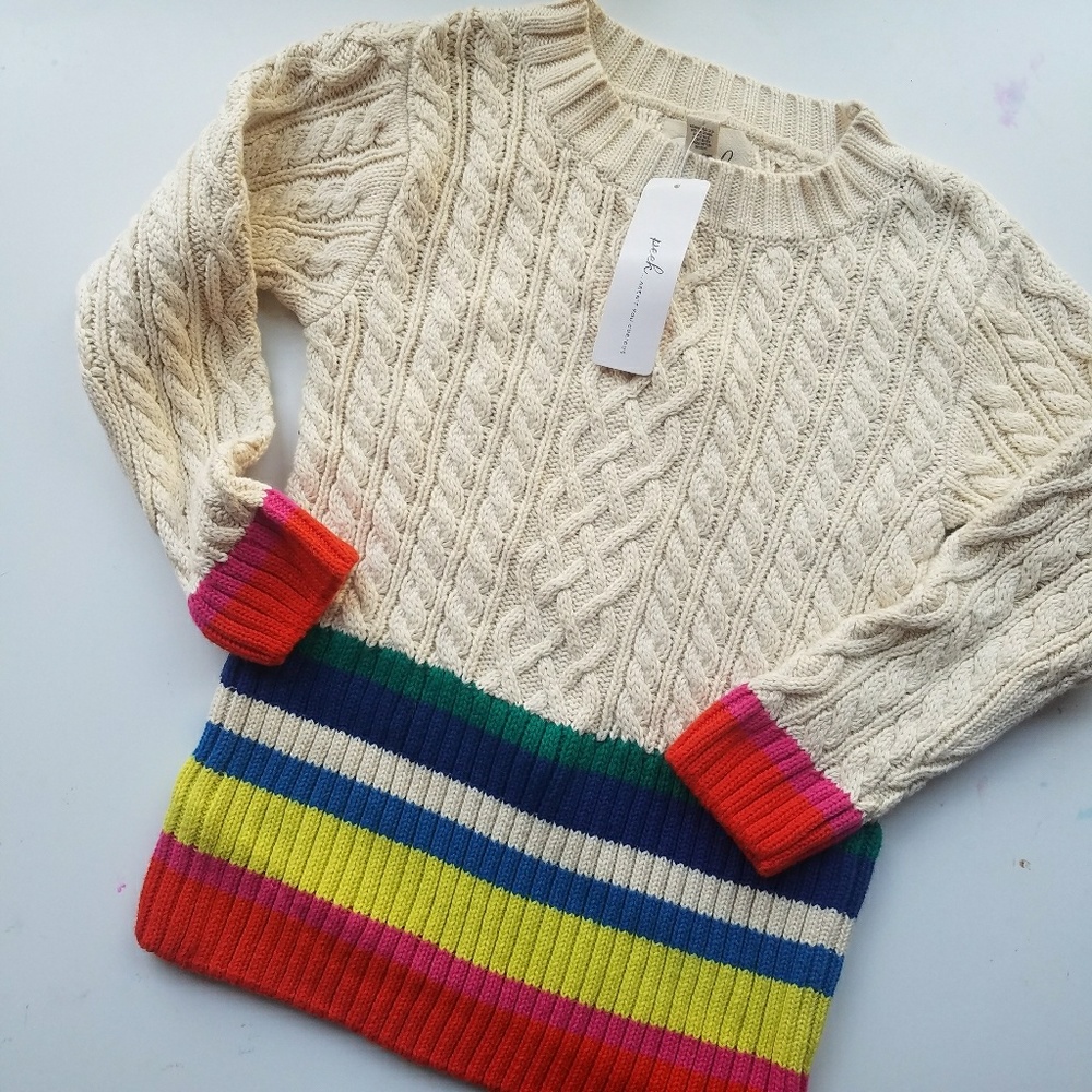 Peek Chunky Rainbow Sweater